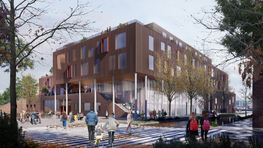 Visualisering af Børne- og Ungeuniverset på Stigsborg Havnefront