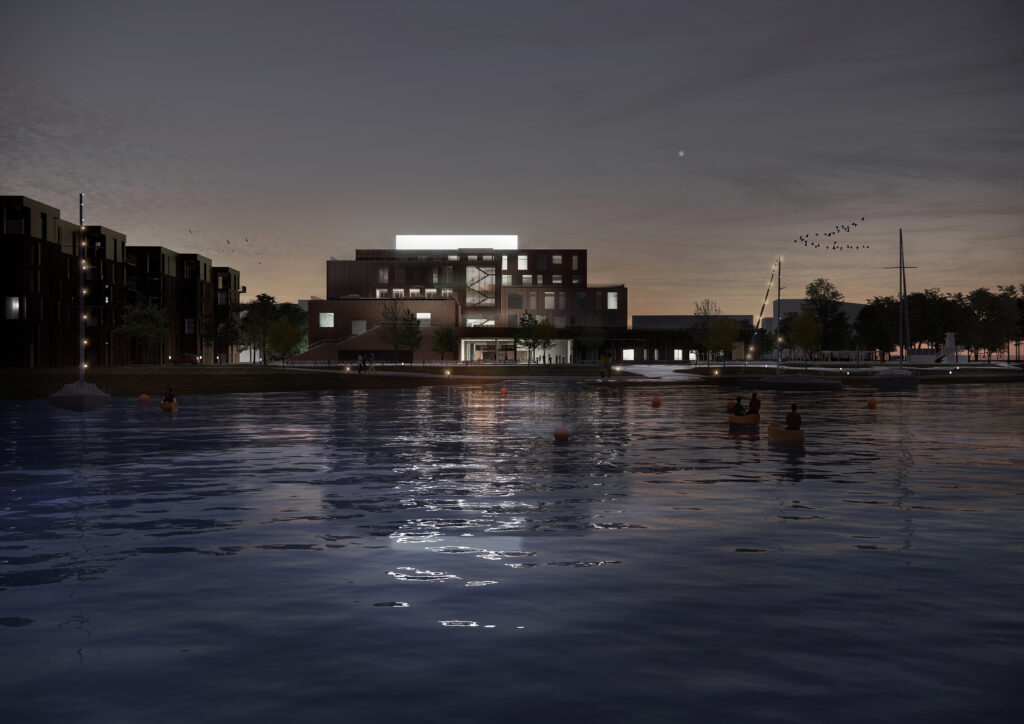 Visualisering af Børne- og Ungeuniverset på Stigsborg Havnefront