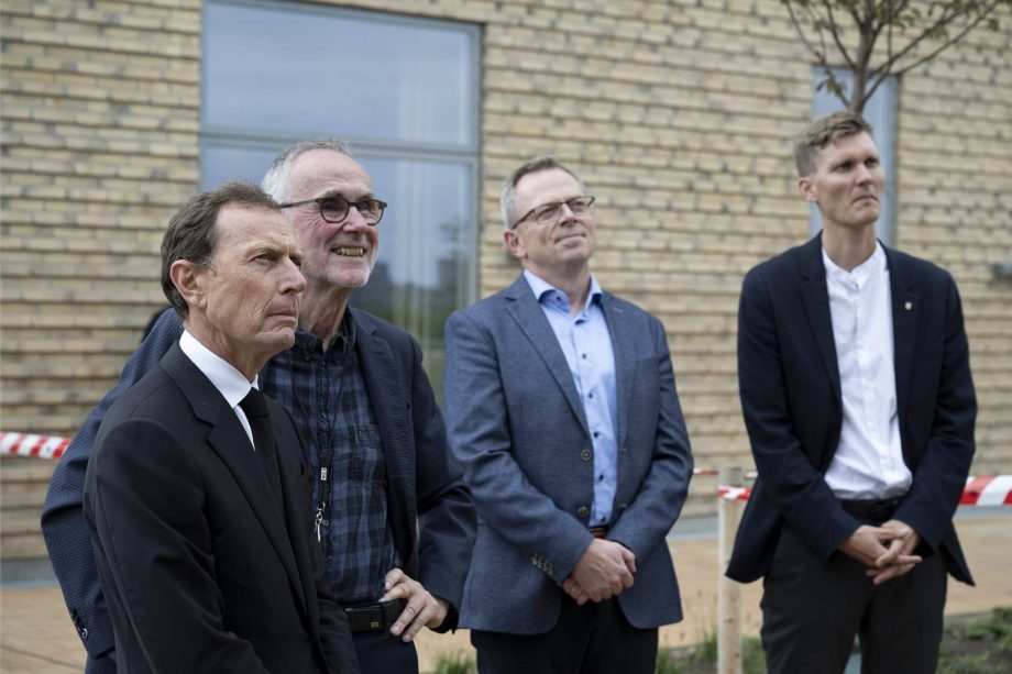 Den tidligere spanske landsholdsspiller Emilio Butragueno, t.v. var en af de fremmødte på Stigsborg.